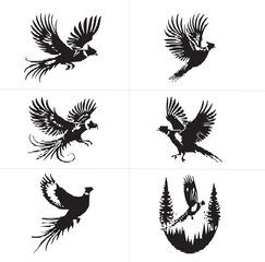 Bird Group Vector Design
