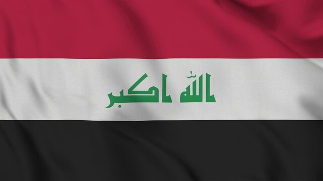 Flag of Iraq &ndash; 4K Seamless Loop of the Middle Eastern Nation&rsquo;s Banner