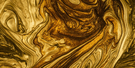 Colorful Artistic Pattern with Gold and Textured Design