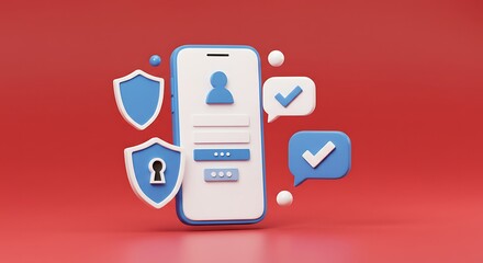 Digital Protection Access Key. Smartphone User Security Privacy