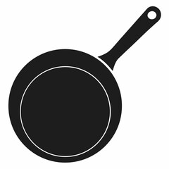 frying pan isolated on white
