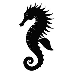 sea horse vector illustration