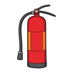 Obraz premium fire extinguisher vector illustration