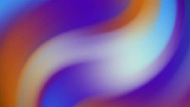 Abstract blurry mix of orange, blue, and purple colors. Suitable for backgrounds, digital art projects, and creative design materials.