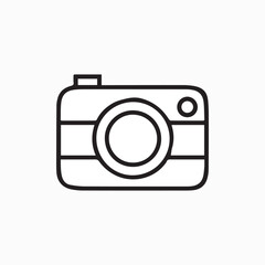 Camera icon Photo camera icon in different style. Vector illustrationn icon