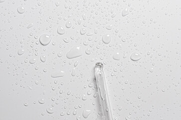 The texture of cosmetic micellar water or moisturizing toner