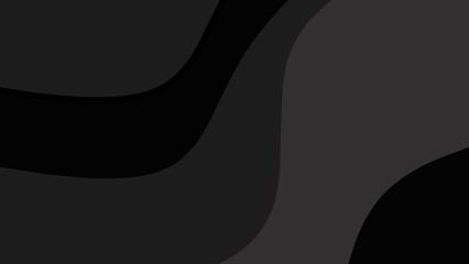 A dark abstract background featuring smooth, organic shapes and flowing curves, perfect for modern designs, elegant presentations