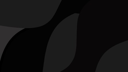 A dark abstract background featuring smooth, organic shapes and flowing curves, perfect for modern designs, elegant presentations