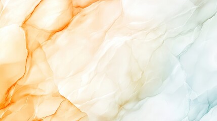 Abstract marble texture featuring soft orange and blue hues with a smooth, flowing design