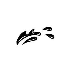 black splash illustration