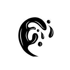 black splash illustration