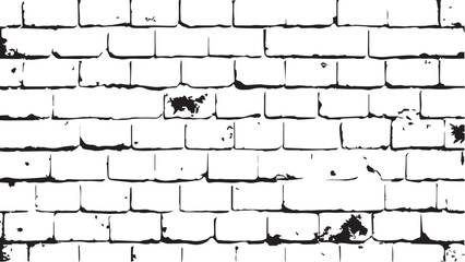 Vector distressed overlay brick wall old texture. Grunge abstract background. Brickwork grunge abstract background design.