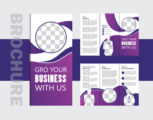 Business brochure templet design for prent