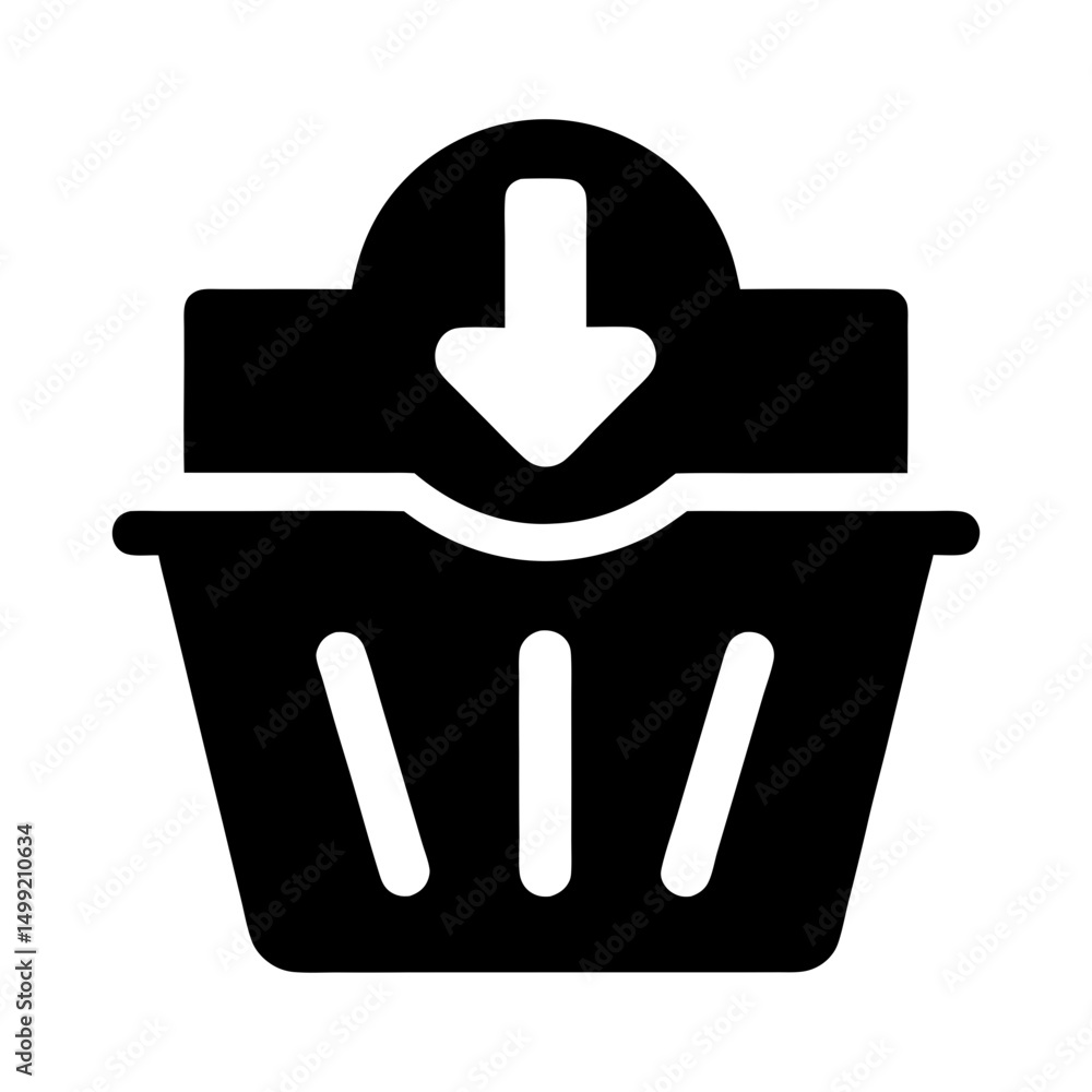 Poster add to cart intuitive ui icon