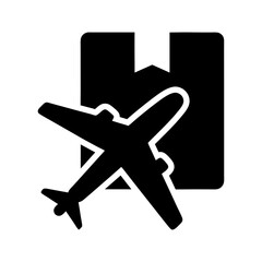 Fototapeta premium airplane delivery swift cargo icon 