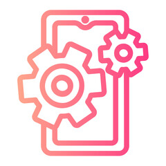 setting gradient icon