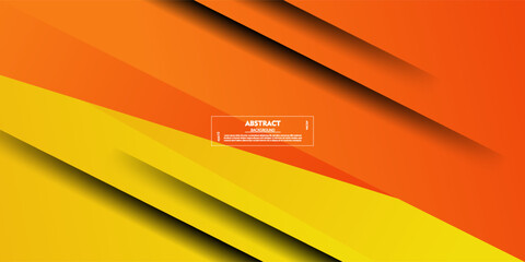 Abstract geometric yellow and orange square themed overlapping background for graphic design. Vector Eps10