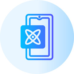 gyroscope gradient icon