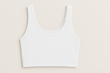 White sports bra mockup
