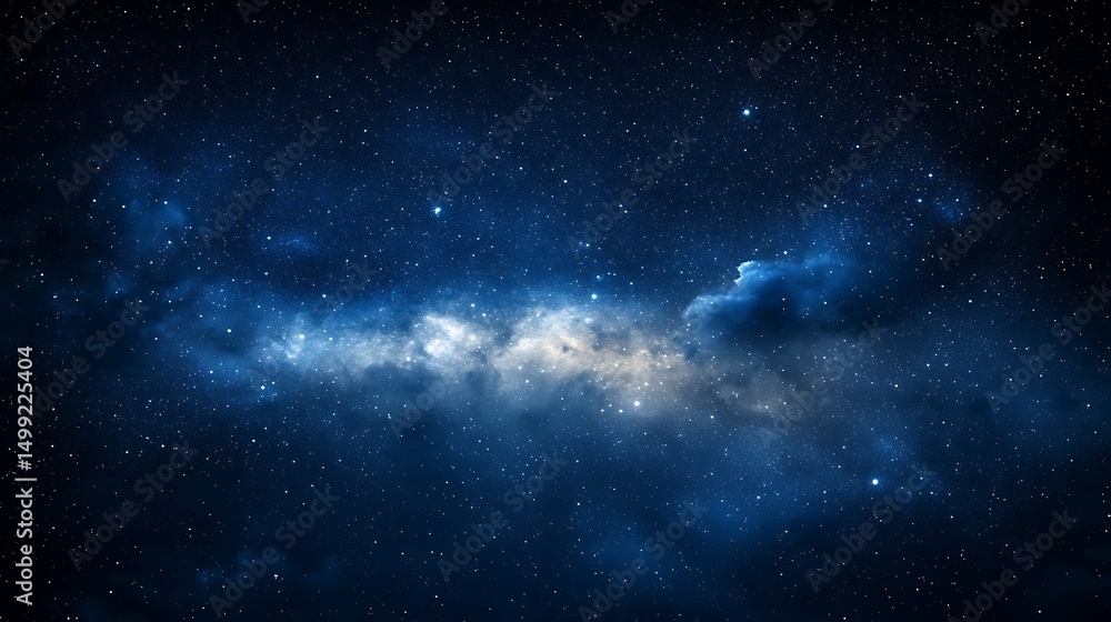 Aufkleber galactic exploration event outer space cosmic imagery dark environment wide-angle view universe conc
