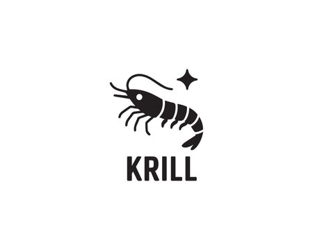 Krill icon vector design illustration.