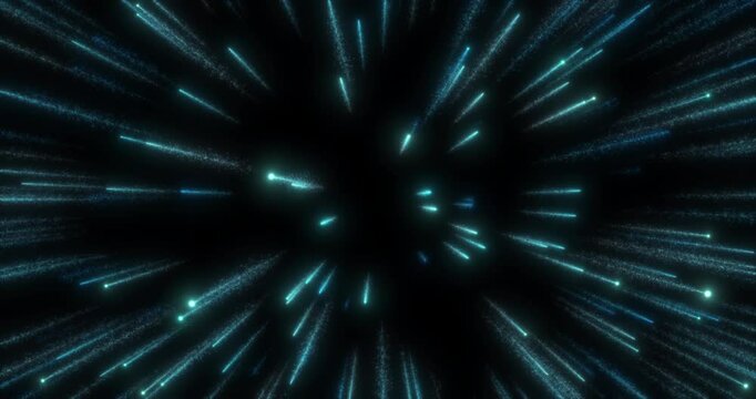 A single explosion of fireworks. Festive fireworks. Abstract animation.
