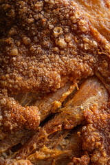 a delicious famous dish in the Philippines, deep fried pork leg also known as crispy pata 