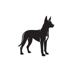**"Strong Thai Ridgeback Vector Silhouette: Athletic Dog Design Featuring Distinctive Ridge, Muscular Build, and Alert Stance in Clean, Minimalist Style for Crafts and Digital Art"**
