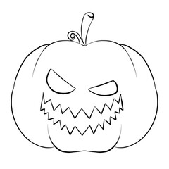 halloween pumpkin vector illustration