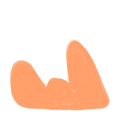 textured digital paint abstract shapes gouache pastel painted solids