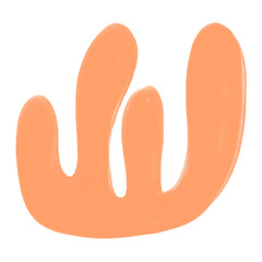 textured digital paint abstract shapes gouache pastel painted solids