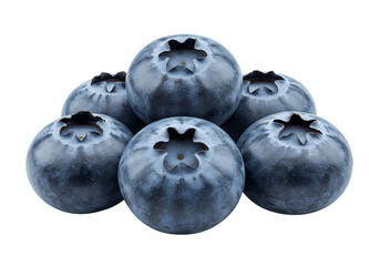 Obraz premium Fresh Blueberries HighQuality Images isolated on transparent background