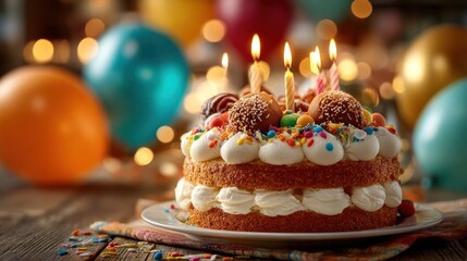 A Delicious Birthday Cake Celebration