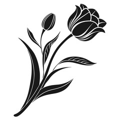 Create a Black and White Vector Illustration of F