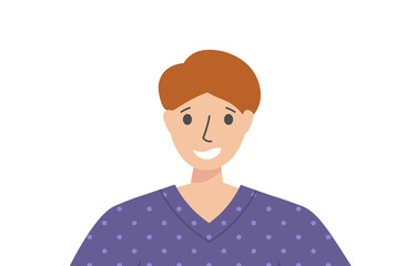 png person avatar set with different haircut male female young african american asian indian cartoon face happy client profile vector icon flat business design illustration

