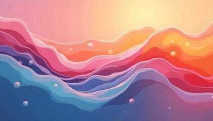 a close up of a colorful background with a sky and stars
