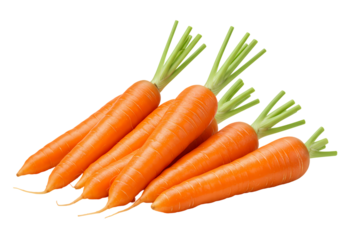 Fresh Carrots Buy Organic Carrots Online isolated on transparent background