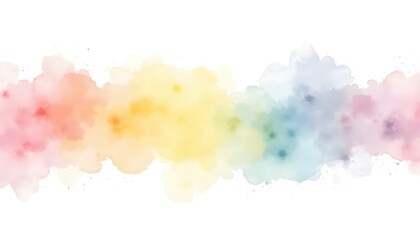  a picture of a colorful cloud background with a white background,