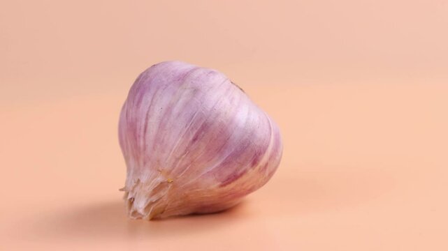 Close-up of garlic on empty space