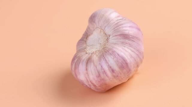 Close-up of garlic on empty space