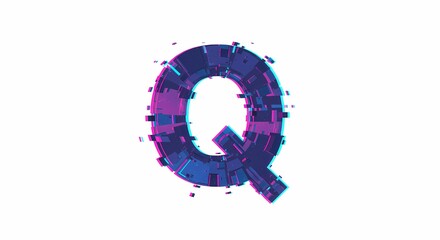 Fototapeta premium letter Q