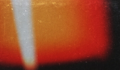 Red light effect on black background. Abstract wallpaper. Analog film effect