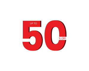 Sale Discount Label. Ethnic Shape Sale Promotion Stamp. Price Flat 50% Off Tag. Black and White Sale Label.