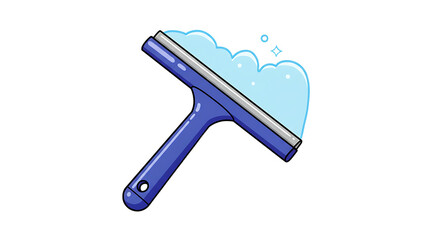 Squeegee Cleaning Window