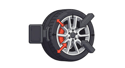 Wheel Alignment Illustration