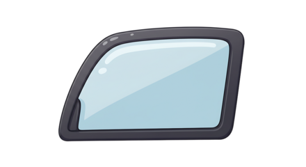 Car window vector illustration