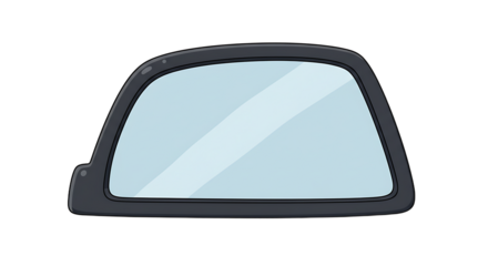 Car Side Mirror Graphic