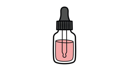 vector illustration of bottle