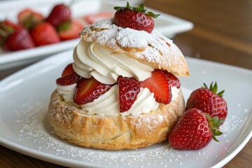 Strawberry Cream Puff