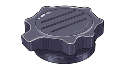 Illustration of Dark Gray Cap